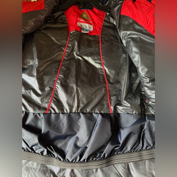 COLUMBIA Small Women Down Fur Hood Winter Ski Jacket Coat Omni-Heat-Shield Puffe - Picture 6 of 13